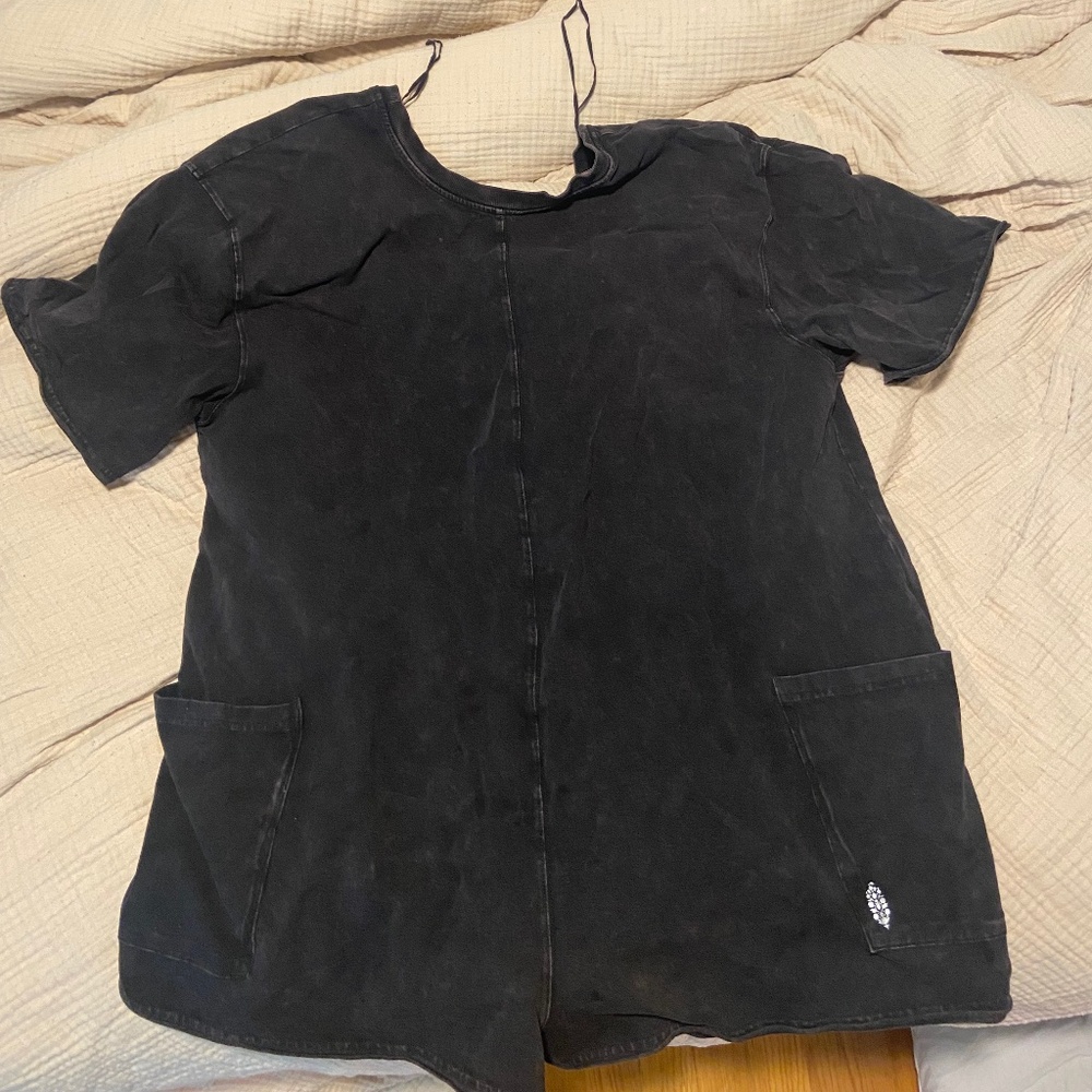 Free people hot shot short sleeve romper size XL